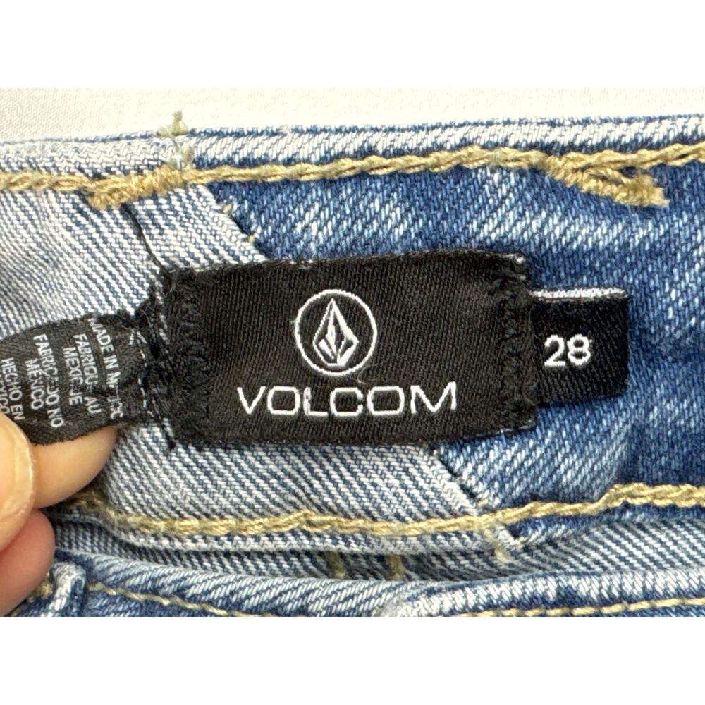 Volcom Women's High Rise Stoney Kick Flare Ankle  Jeans - Size 28 (27x26.5)* - Picture 5 of 7
